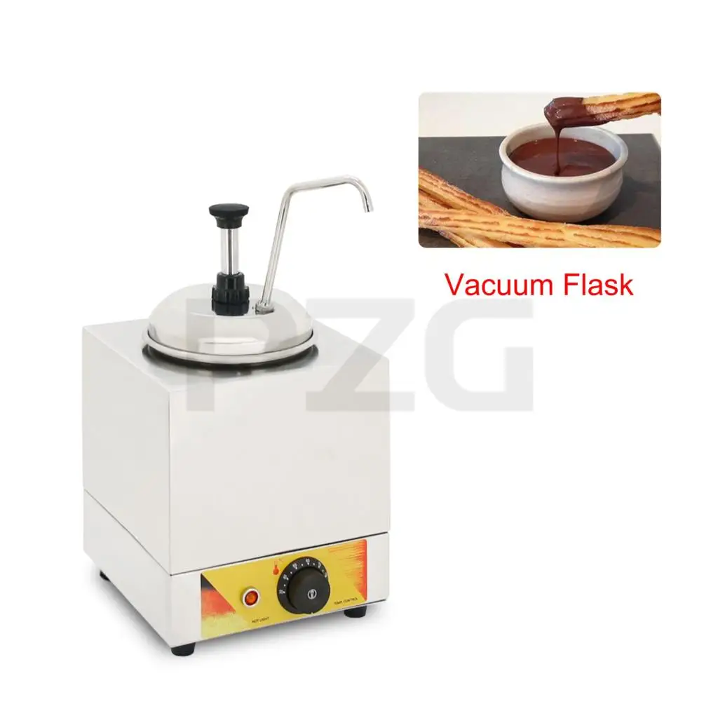 

Commercial 2L Singal Tank Sauce Dispenser Automatic Hot Chocolate Nacho Cheese Warmer Dispenser With Food Pump