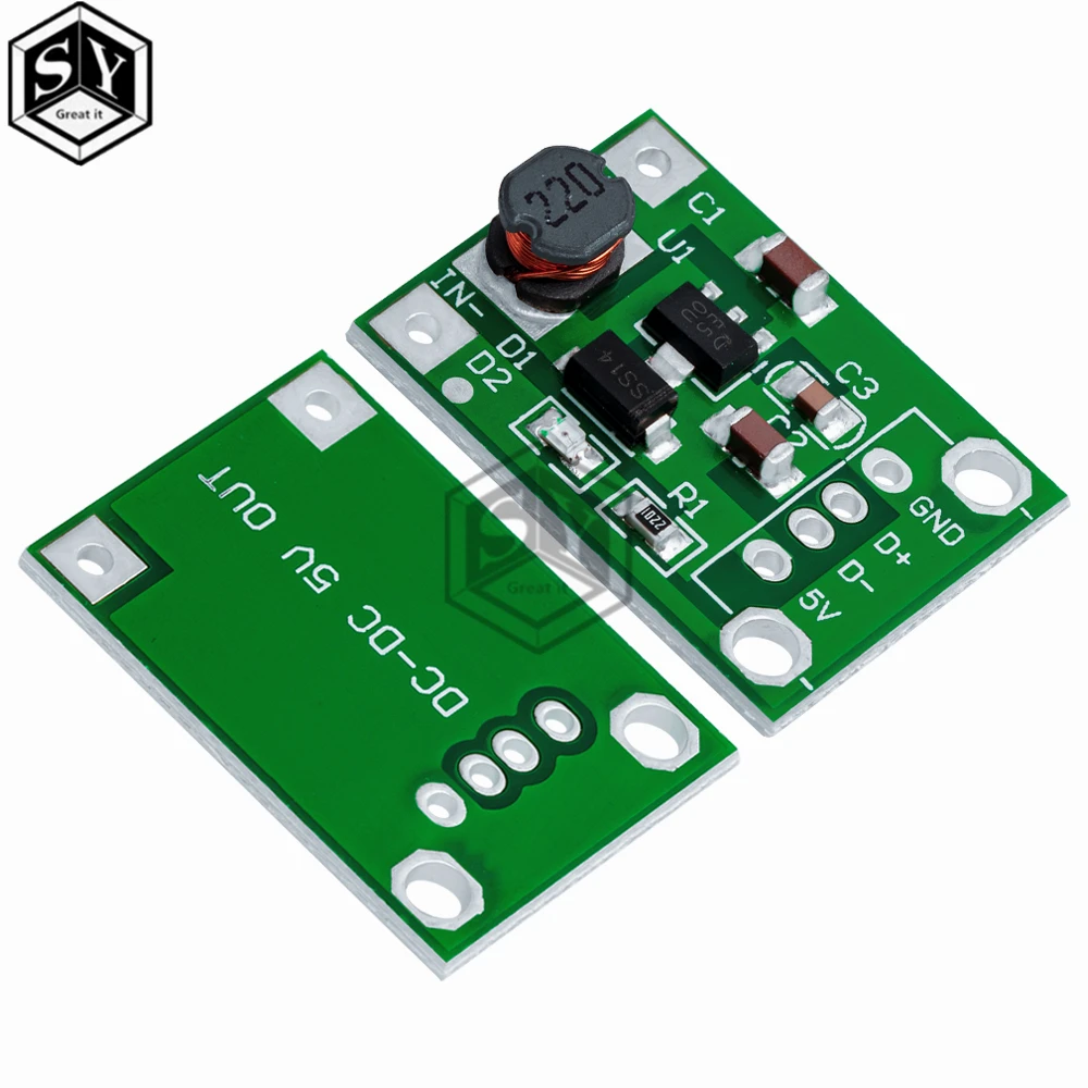600mA DC-DC Mini Step Up Power Module 1-5V To 5V Step-up Boost ...