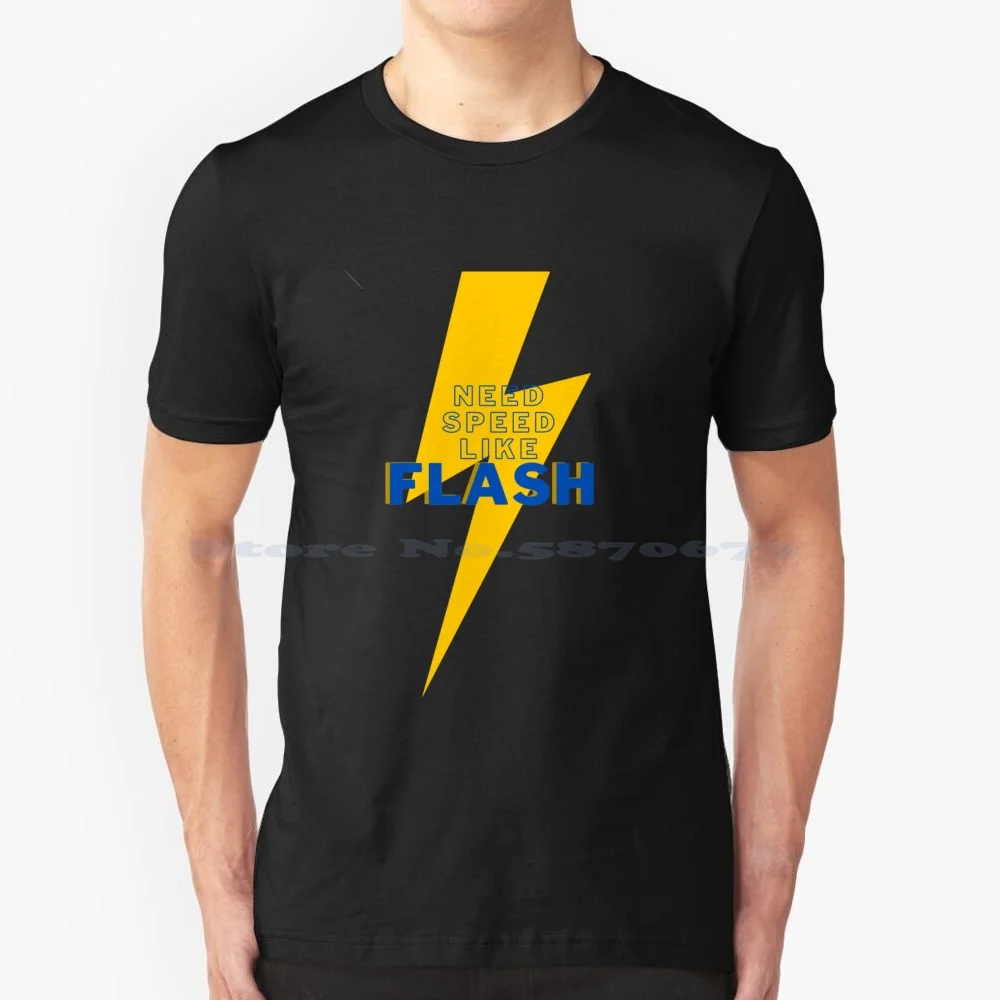 Speed Like Flash T Shirt 100% Cotone Tee Cool Retro Movies Queen Tattoo Geeky Green Popular Flash Gordon Funny Nerdy Sailor