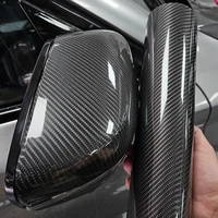 Carbon Fiber Car Body Vinyl Wrap Matte Accessories Glossy Black Sticker 3D 4D 5D 6D Auto Foil Cover Motorcycle Decoration Film 1