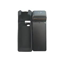 Enhanced Silicone Protective Case for Durable Anti - Fall Protection (Red Case and Glass)