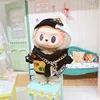 1PC 17cm Labubu Clothes Cute Mini Plush Doll's Outfit Accessories Jumpsuit Hooded Sweater Poncho for Labubu Dolls Fans Gift 4