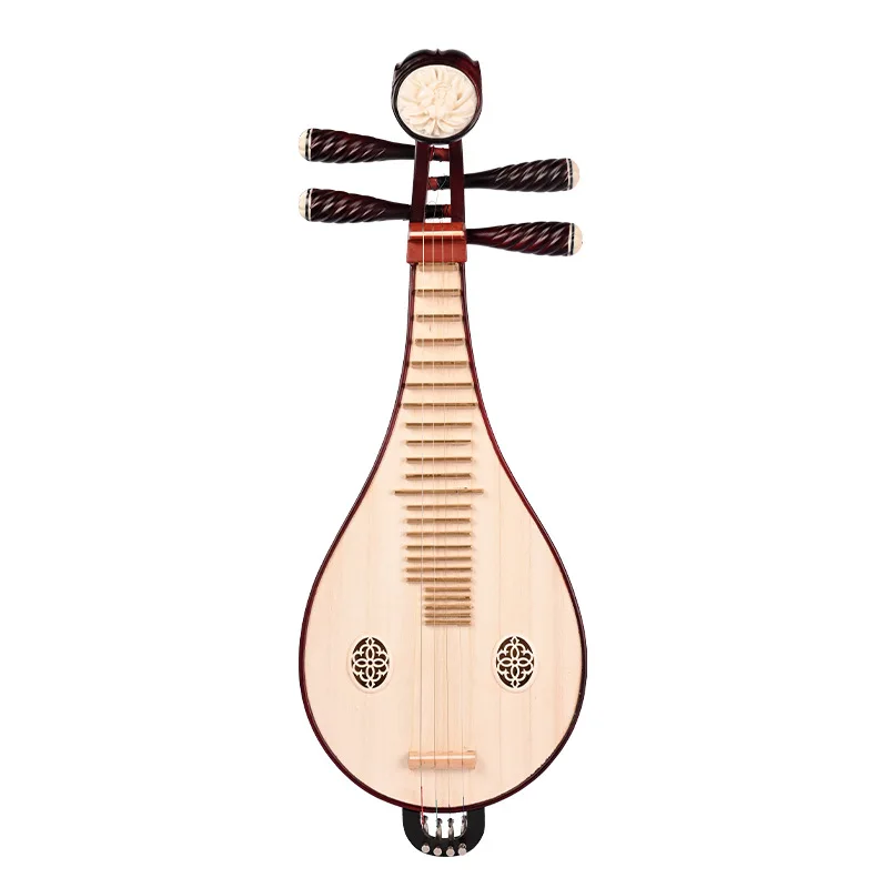 Liuqin Bone Flower Double Resonance Box Liuqin Ethnic plucked musical instrument