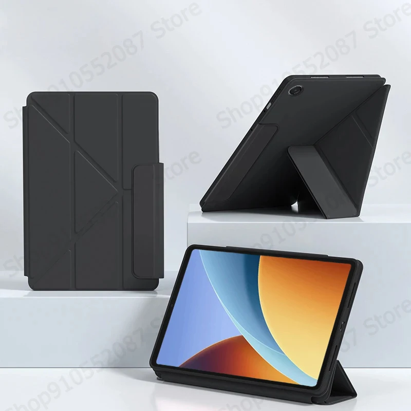 Smart Fold PU Leather Magnetic Cover Stand