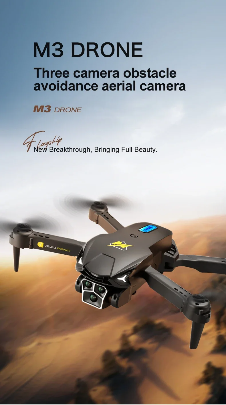 Xiaomi MIJIA M3 PRO Drone 8K Three Camera Aerial Photography Aircraft Omnidirectional Obstacle Avoidance Brushless Motor 10000M