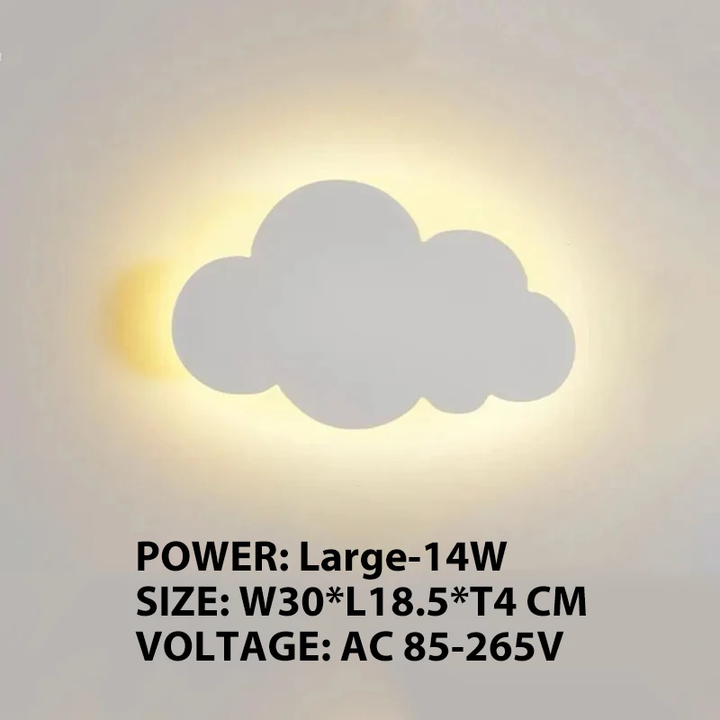 جميل LED داخلي الجدار مصباح موردن سحابة تصميم ديكو...