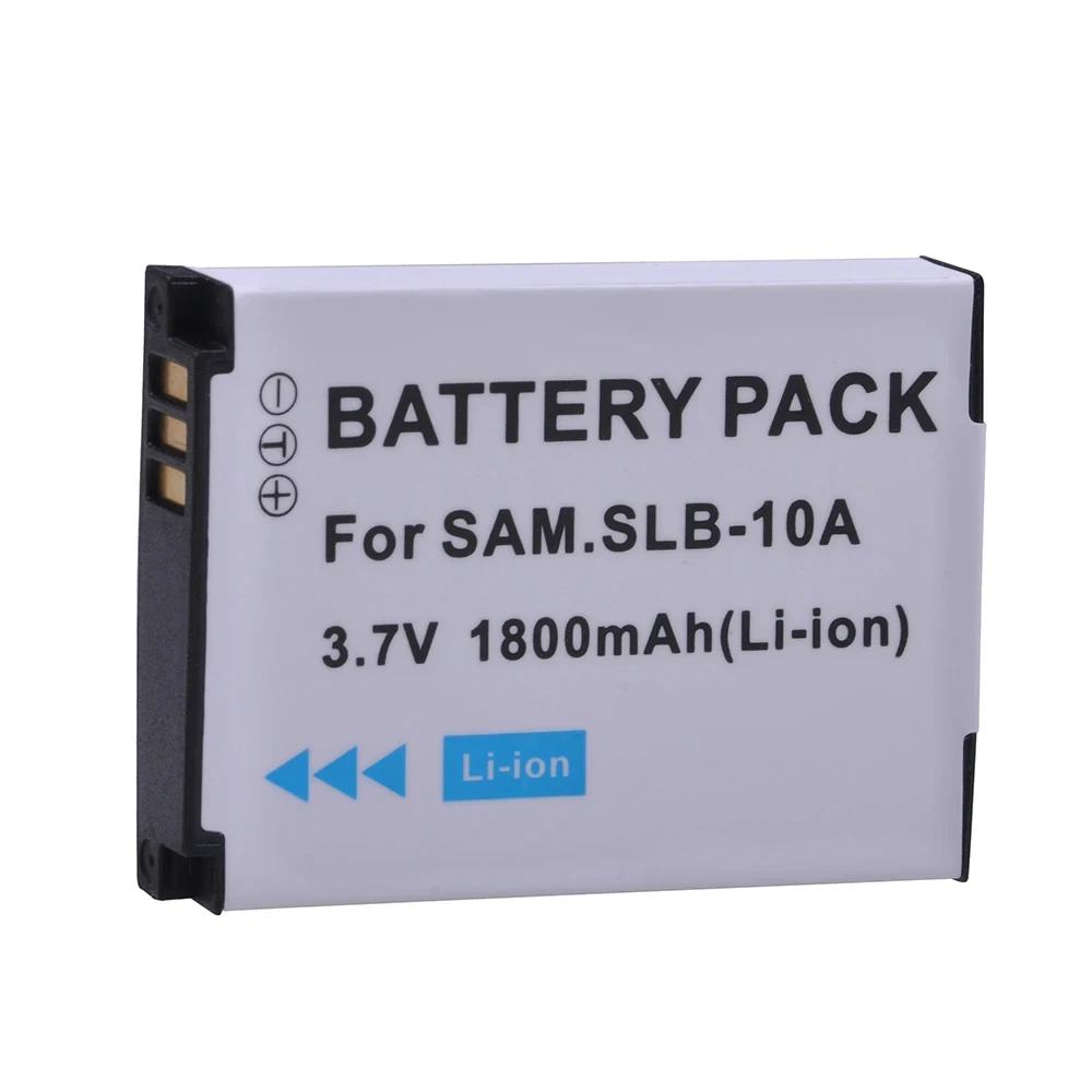 1800mAH SLB-10A Batteries SLB 10A SLB10A Bateria Battery + Charger for Samsung EX2F HZ15W SL202 SL420 SL620 SL820 WB150F WB250F rechargeable battery camera battery camera battery charger rechargeable battery charger