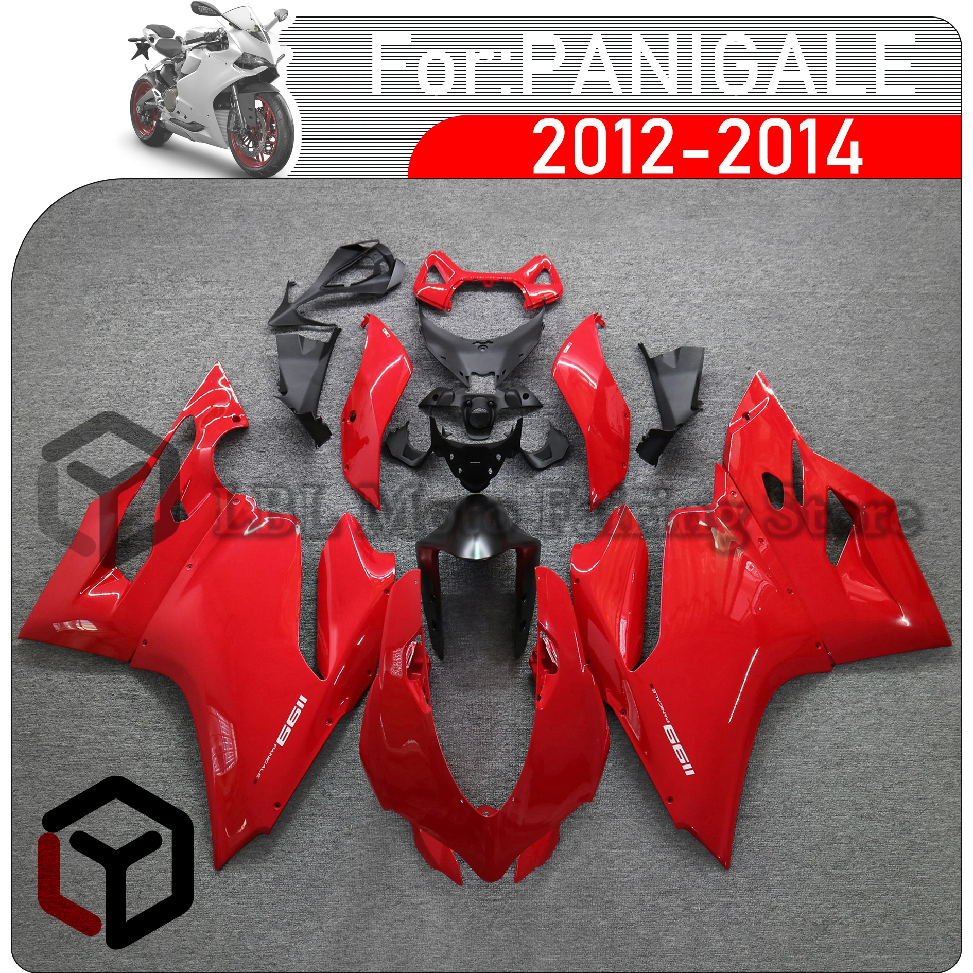 

Motorcycle Fairings Kit Fit For Ducati 899 1199 Panigale 2012 2013 2014 Bodywork Set High Quality ABS Injection Full Fairing