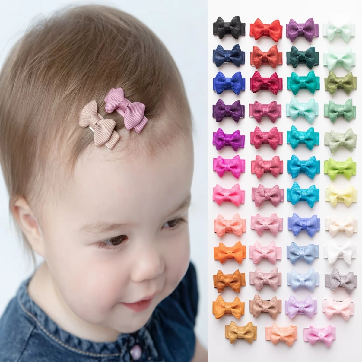 Mini Hair Baby Hair Clips For Fine Hair Baby Barrettes For Fine