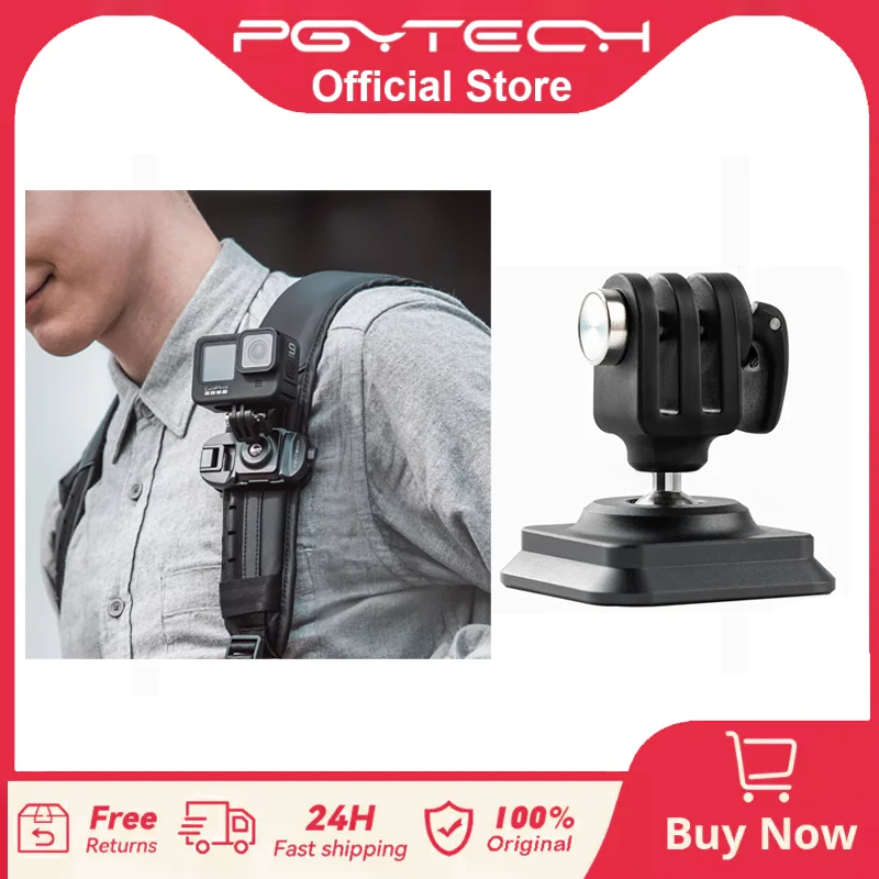 PGYTECH Action Camera Arca Type Quick Release Plate For Gopro Insta360 DJI Osmo Action/Pocket and Most Action Cameras
