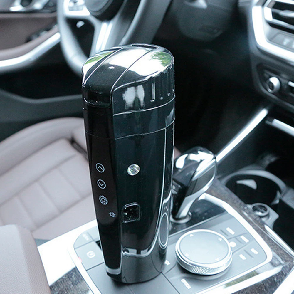 12V-24V 휴대용 자동차 히팅컵 터치스크린 자동차 가열 스마트 머그컵 스마트 온도 조절 물 보온병 스테인리스 스틸