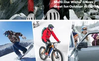 MOREOK Winter -20°F 3M  Warm Gloves Cycling Outdoor Sports Running Motorcycle Ski Touch Screen Non-slip Wear-re Gloves 6