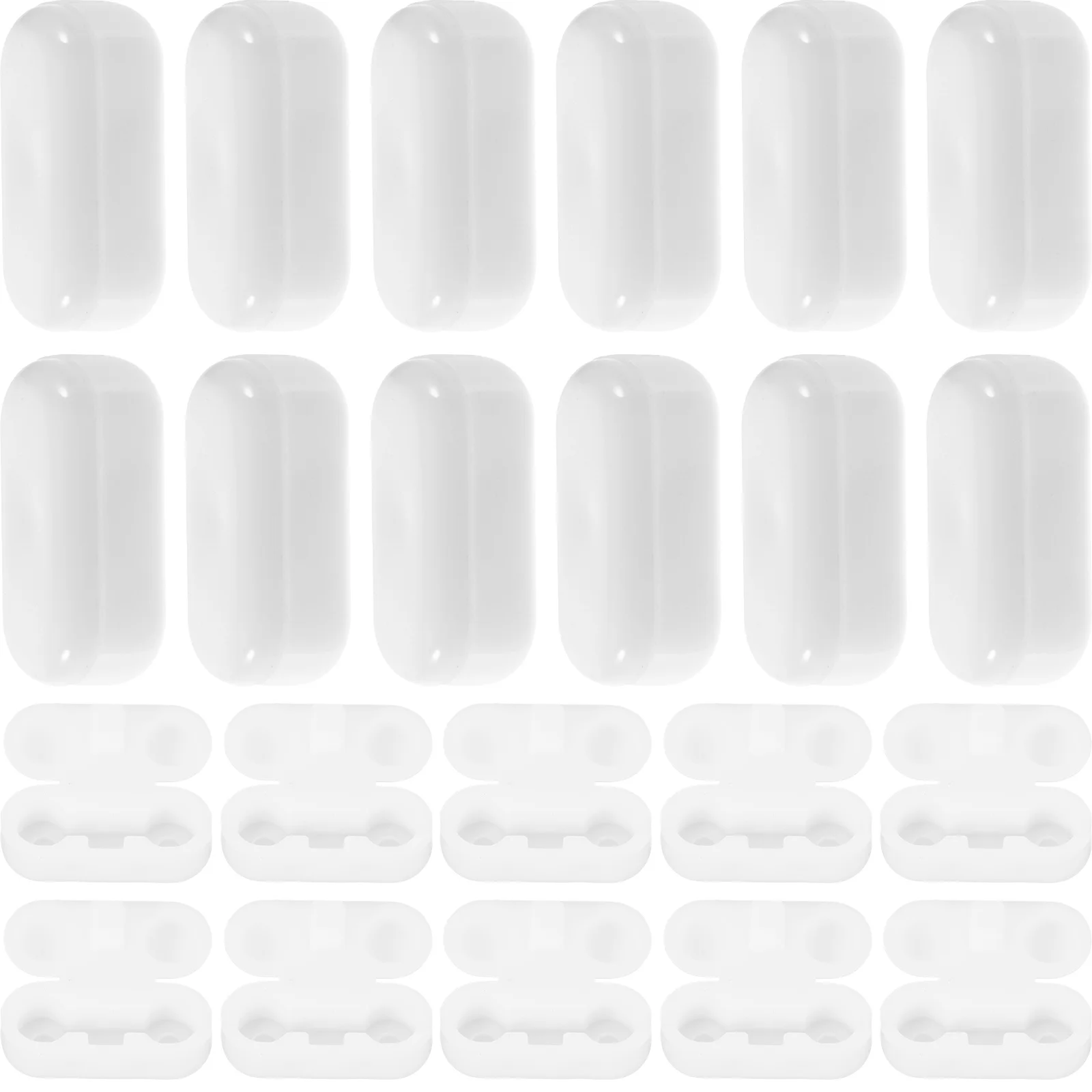 

50pcs Vertical Curtain Bead Connector Curtain Chain Connector Beads Buckles