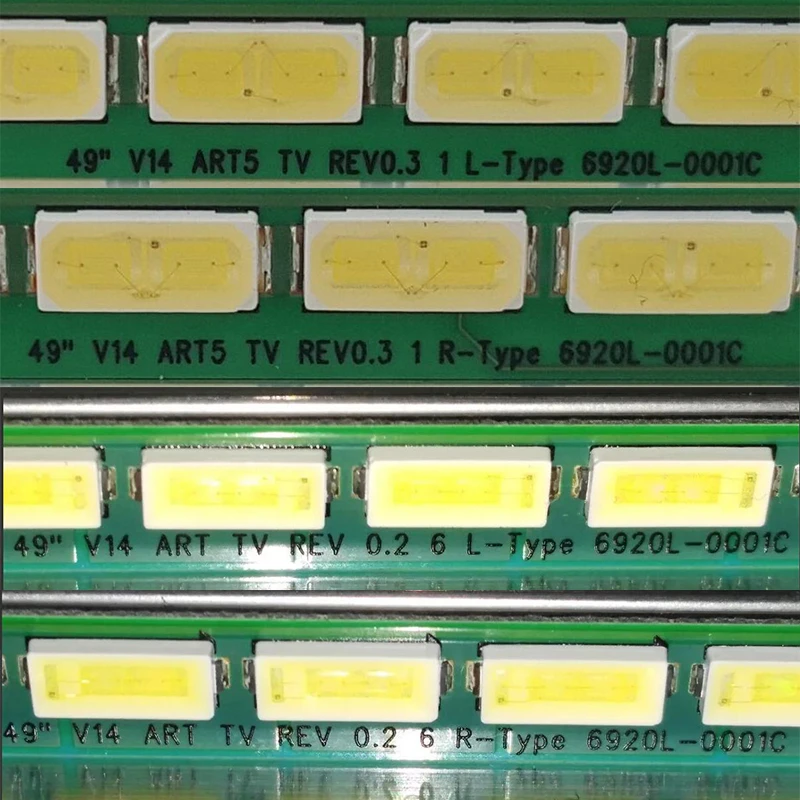 LED 어레이 바 LG 49LF630T 49LF6350 49LX541H 49인치 FHD LR형 LED 백라이트 스트립 MAK63267301 키트 LED 램프 렌즈 밴드