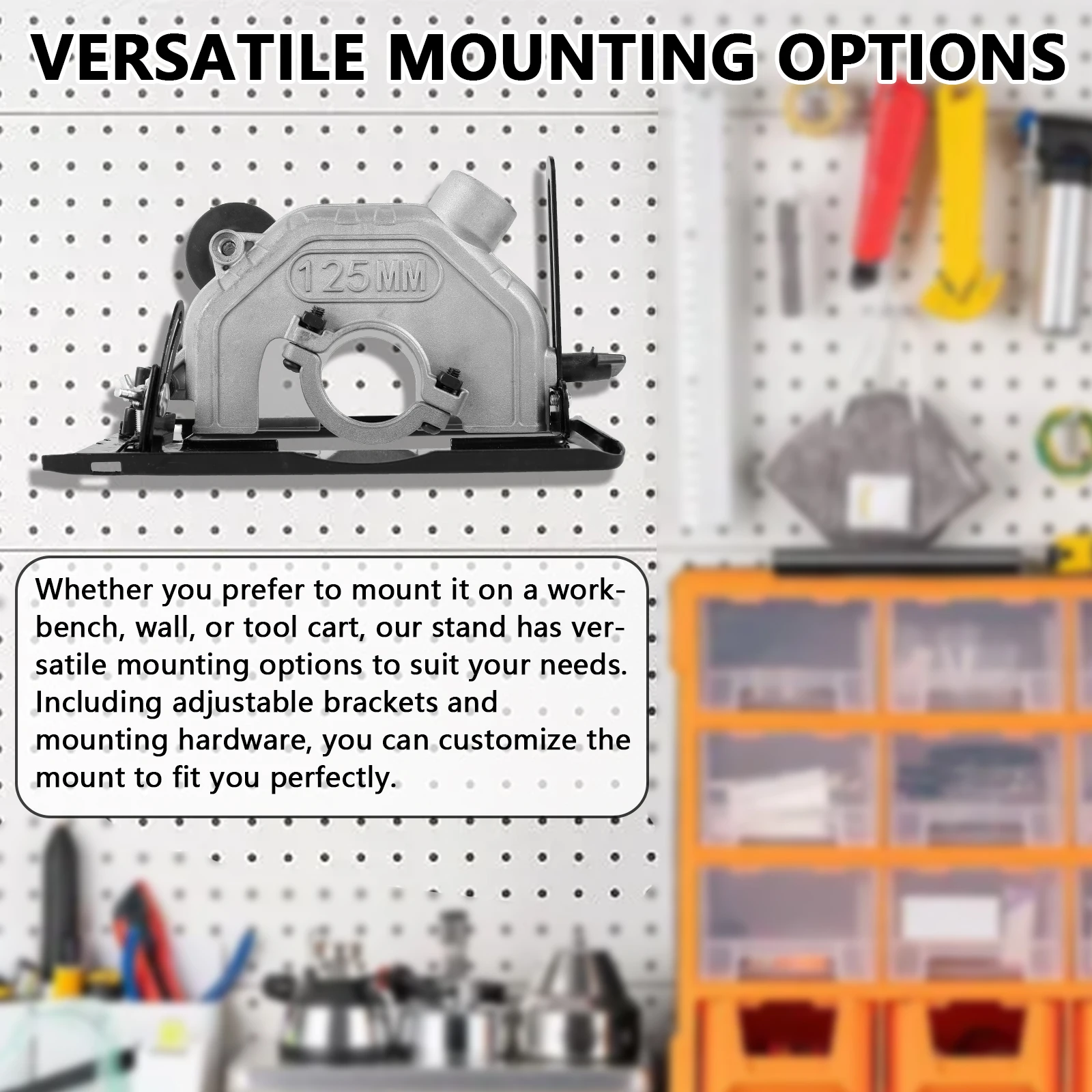 Metal Plastic Adjustable Angle Grinder Converter Table Tool