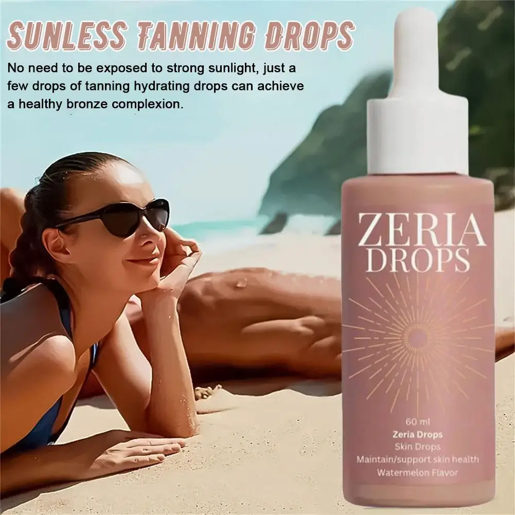 Tanning Hydrating Drops Body Self Tanner Sunless Tanning Lotion For Natural-Looking Tanner For Body Skin Care