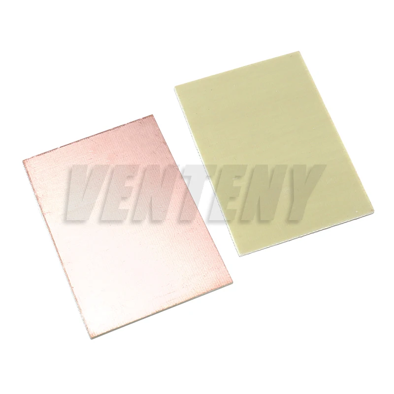 5개 FR4 PCB 7x10cm 7*10 7*10CM 단면 구리 도금판 DIY PCB 키트 라미네이트 회로 기판