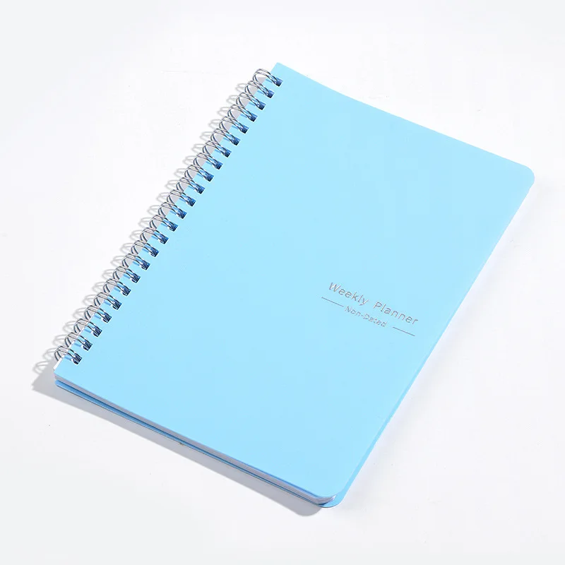 Weekly Goals Planner - A5 Spiral-Bound Agenda for Daily and Future Planning