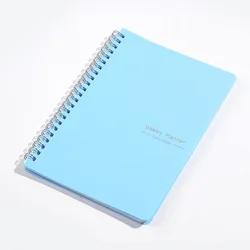 Weekly Goals Planner - A5 Spiral-Bound Agenda for Daily and Future Planning (SKY BLUE)