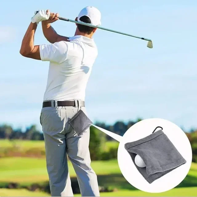 PGM Microfiber Golf Towel with Carabiner – MJ002 5
