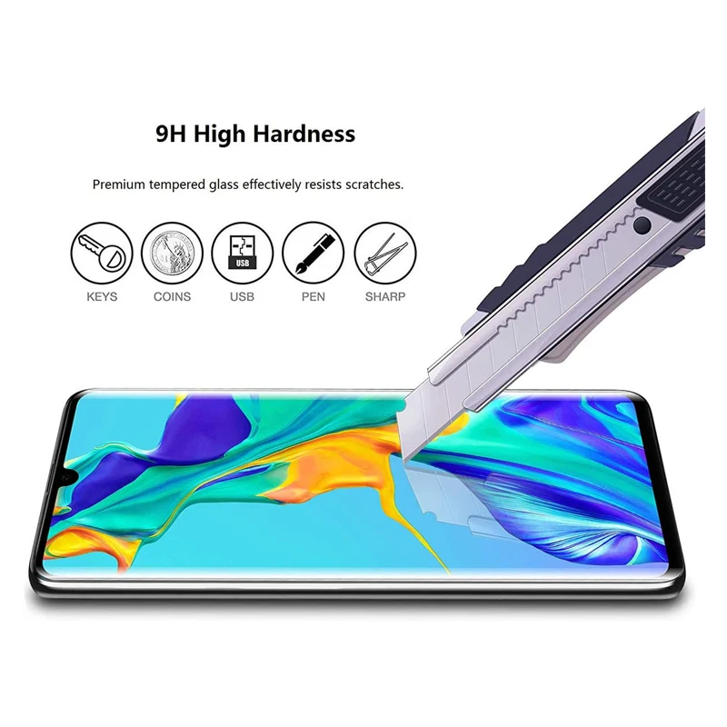 Premium Curved Edge Tempered Glass Screen Protector Pack
