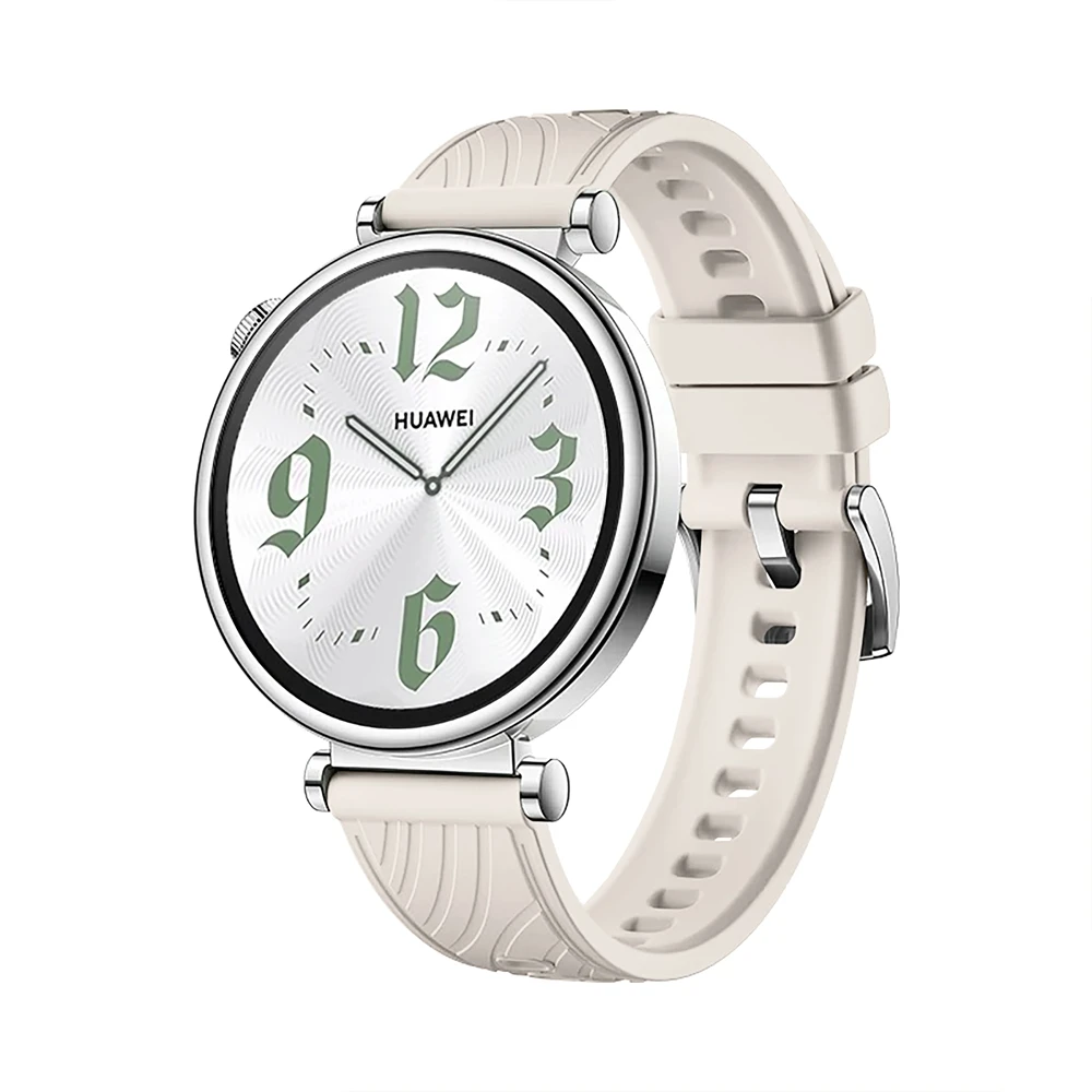 حزام سيليكون 18 ملم لساعة هواوي GT4 41 ملم سوار بد...