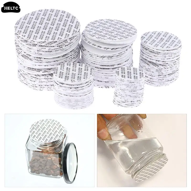 자체 접착 폼 압력에 민감한 씰 캡 라이닝 변조 방지 씰 라이너, 화장품 항아리 병 냄비, 200 개/세트
