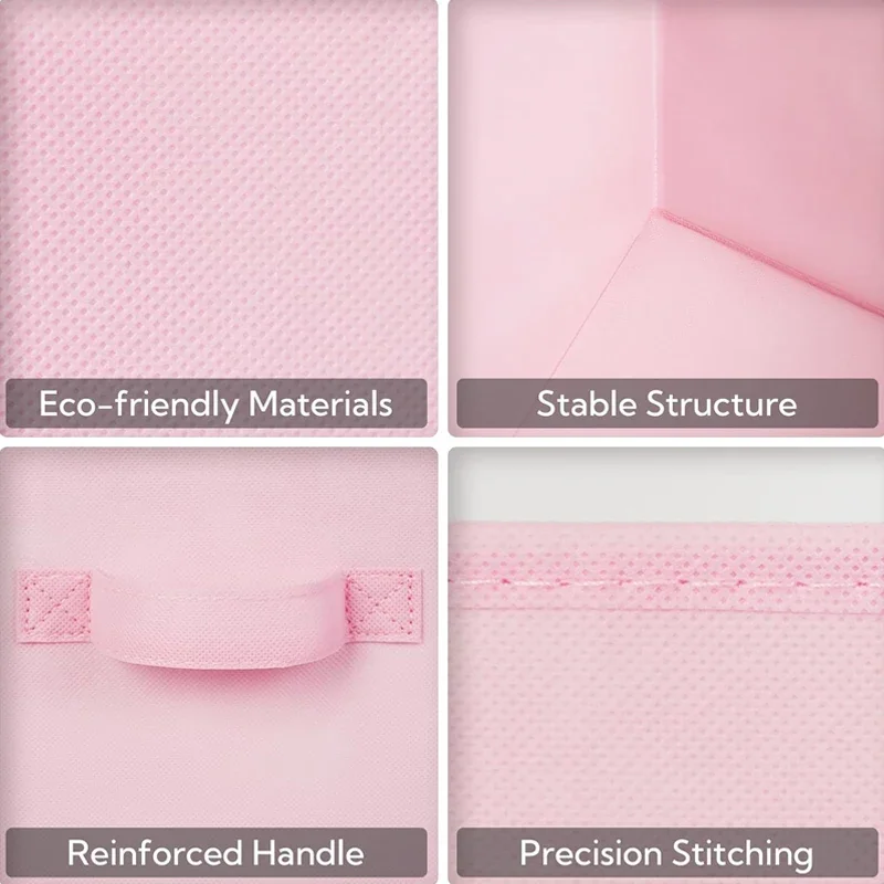 Foldable Fabric Storage Box Drawer for Wardrobe and Toy Storage Household Items Clothing Underwear Storage Box 3
