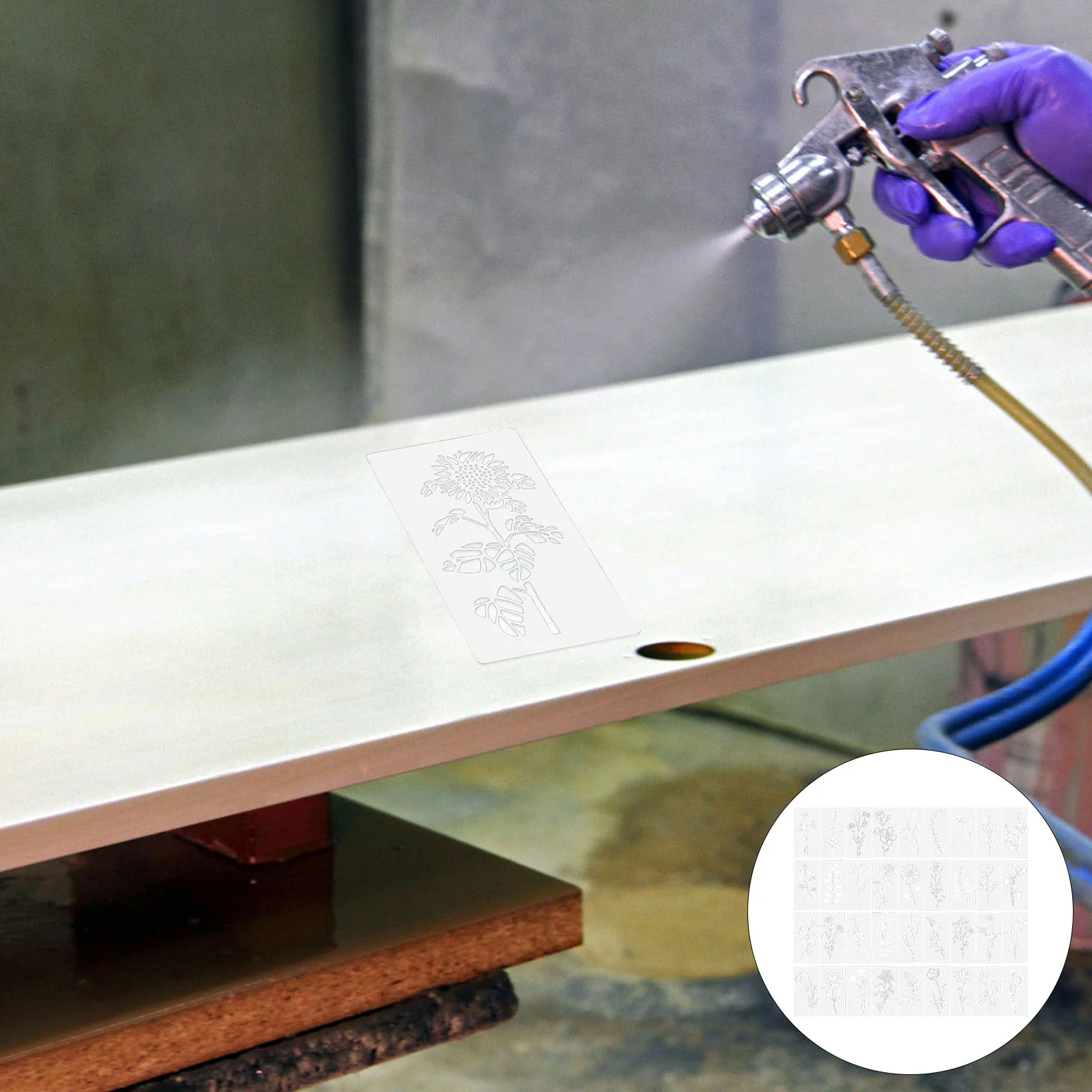 36 Pcs Animal Drawing Template Delicate Painting Stencils Portable Plant Templates Molds