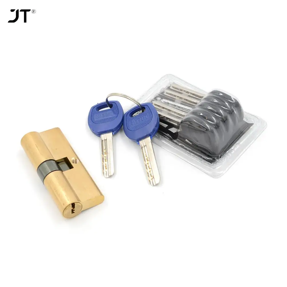 75MM 37.5/37.5 Brass Key Cylinder Door Lock Barrel High Security Anti Snap Lock door lock cylinder
