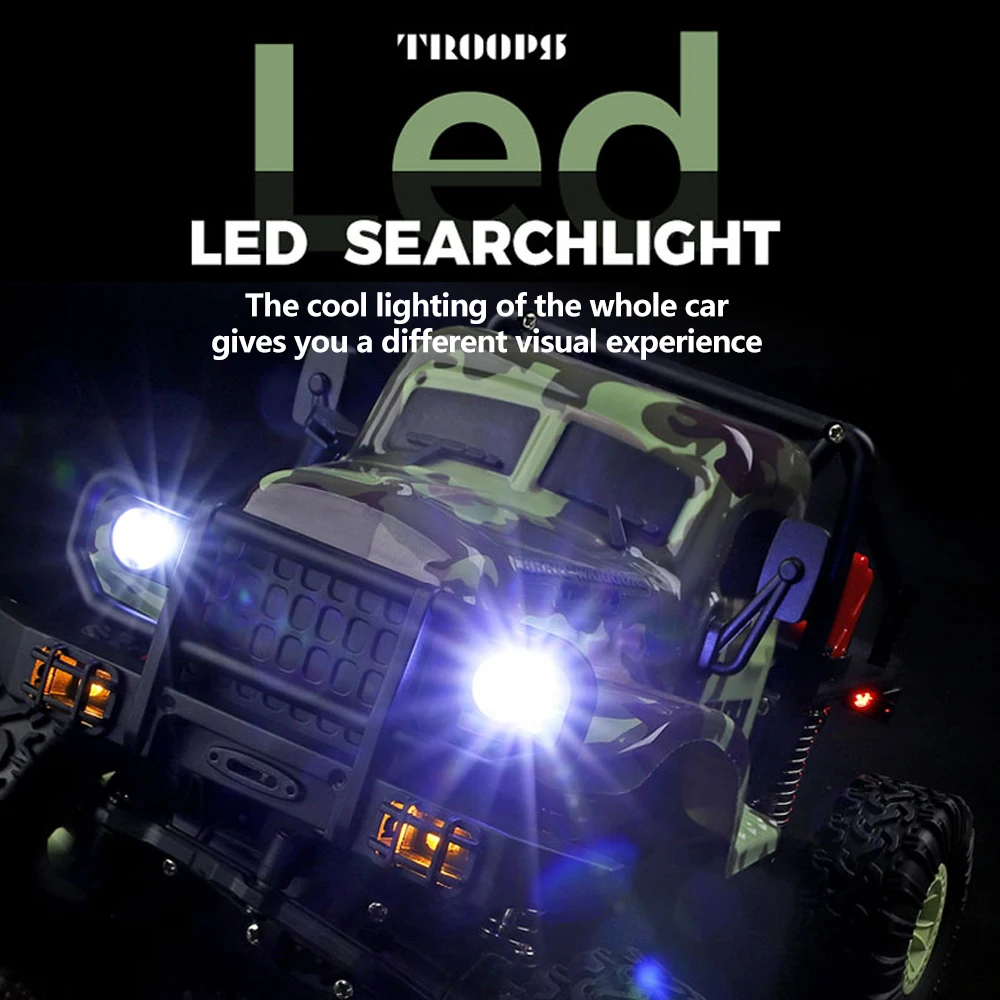 1:18 Electric Four-Wheel Drive184021 2.4G  Climbing Car High Speed ​​Off-Road Vehicle Remote Control Children's Toy 6