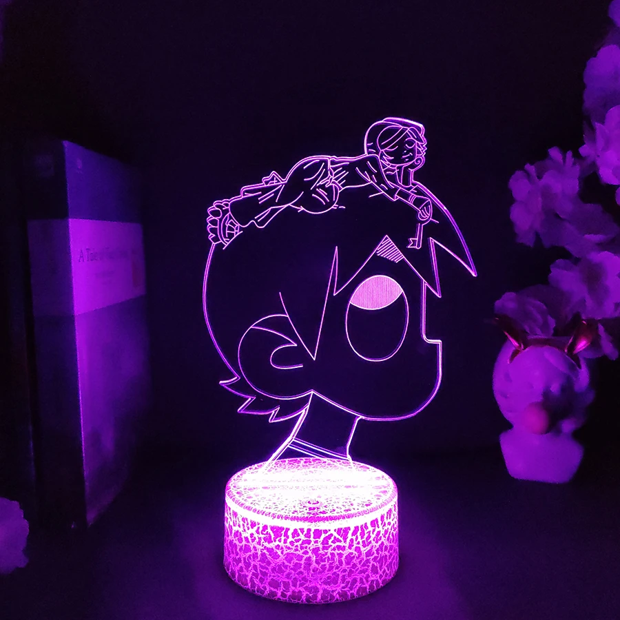 

3D светодиодный ночник, альбом вечный Atake для спальни, декор Moon Relate Lil Uzi Vert, детский подарок на день рождения, манга, комнатный настольный 3d светильник