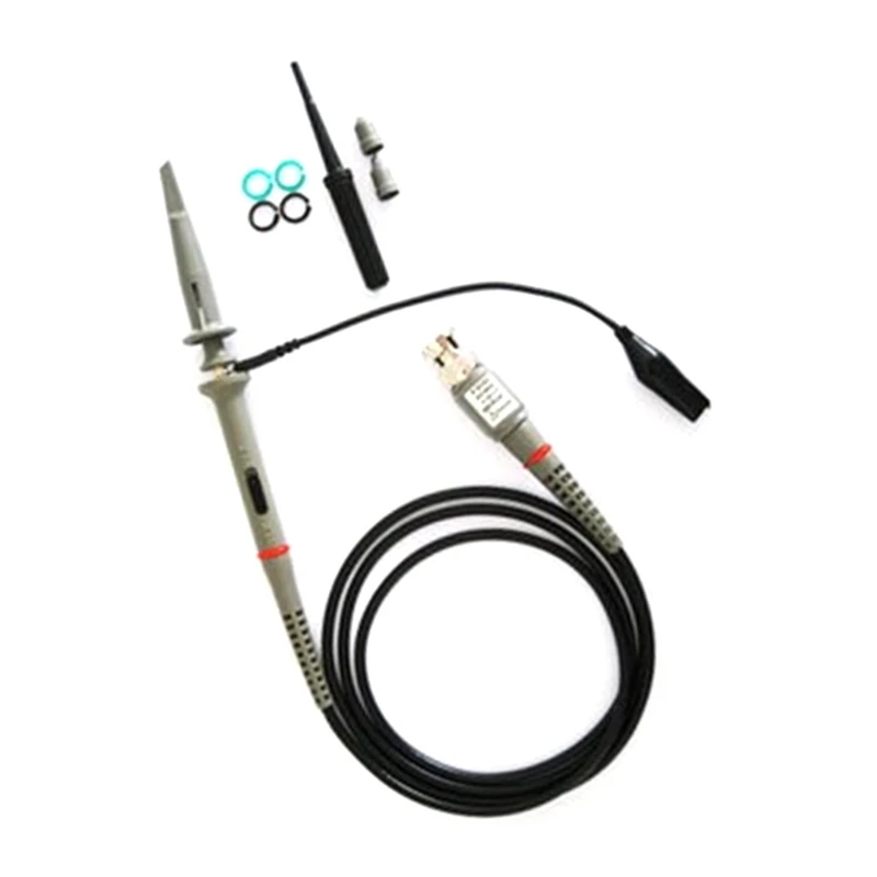 

2Pc P6100 BNC Oscilloscope Probe Kit 100Mhz 1X 10X High Precision Scope Analyzer Alligator Clip Probes Test Leads