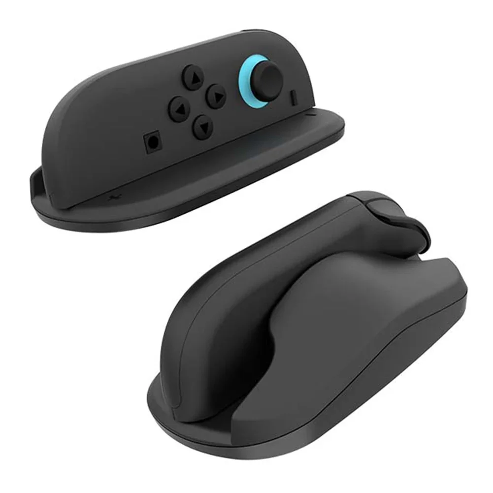 2PCS Mini Portable Mice Base Ergonomic Handheld Mouse Holder Controller Mouse Dock for Nintendo Switch 2 Joy-Con Accessories