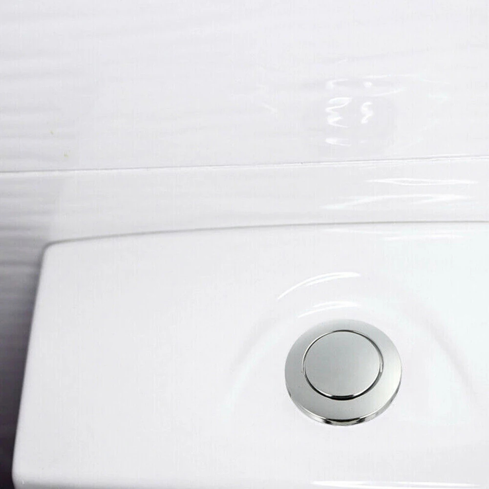 1pc 38mm Bathroom Toilets Push Button Single Flush Buttons Toilets Water Tank Buttons ABS Universal Bathrooms Accessories