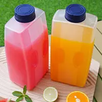 Conteneur à jus pour réfrigérateur, bouteille de 2L, distributeur de boissons réfrigérant avec couvercle pour temps chaud, lait, soda 4