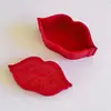 Lip Shaped Box Lip Balm Containers Jewelry Case Decorative Lipstick Storage Box Desktop Hairpin Storage Organizer For Birthday 2