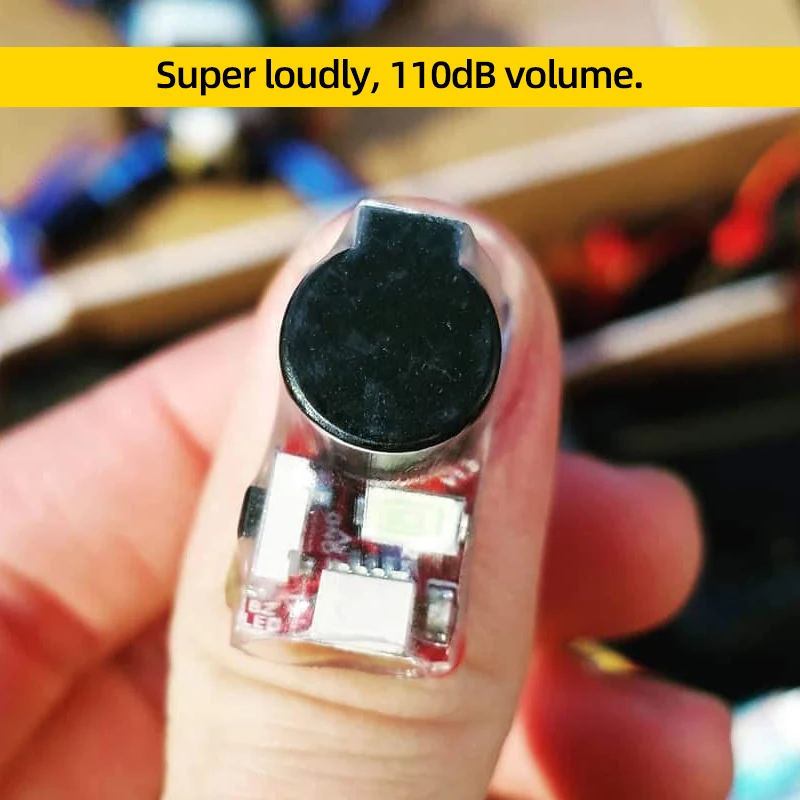 VIFLY Finder 2 V2 Buzzer Tracker Lost Model Beeper Alarm Built-in Battery For RC Airplane FPV Quadcopter Drone Racing thumbnail 3