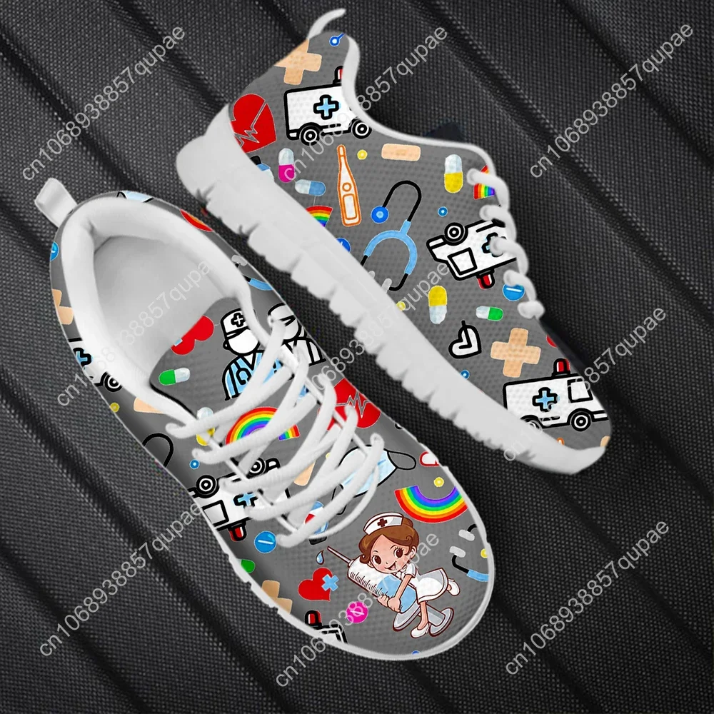 New Nurse Shoes Classic Cartoon Nurse Sports Shoes Mens Womens Children Sneakers Casual Custom High Quality Couple Shoes 4