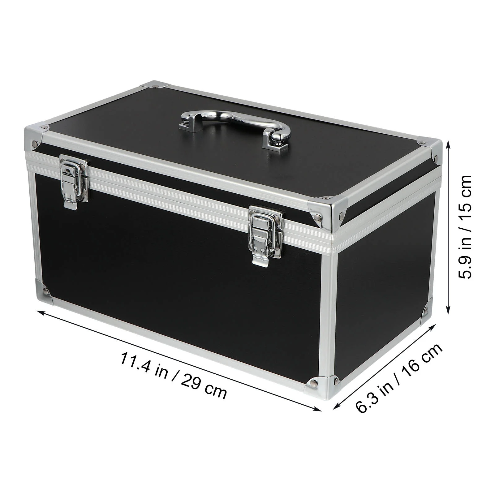 Bags Toolbox Storage Boxes Compartments Aluminum Alloy Flight Case Instrument Container 4