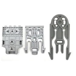 Tactical Quick Release Gun Holster Platform with Locking System Kit for Hunting Accessories (Gray set)