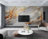 beibehang papel de parede Customized modern TV background, new marble pattern, high-end sense wall sticker living room wallpaper 5