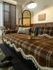 Chenille Jacquard Sofa Cushion Waffle Simple Accessible Luxury Sofa Cover Asymmetrical Four-Season Universal Non-Slip Wear-Resistant Sofa Cover 4