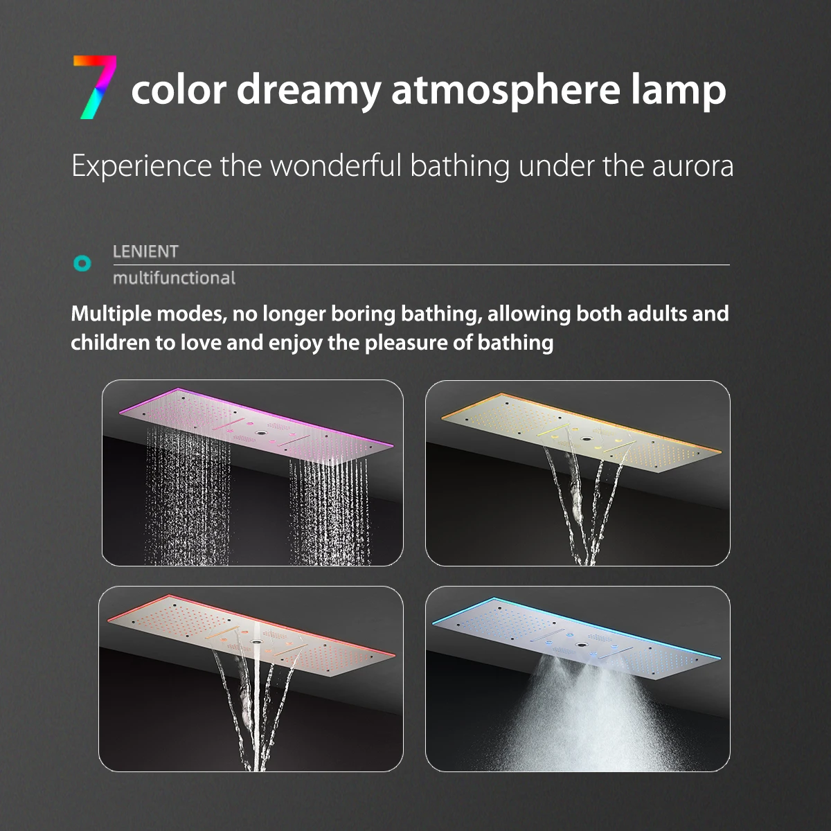 900x300mm 36x12Inches High Quality Ceiling Shower Head Panel Faucet Set Bluetooth Music Constant Temperature Mixer Valve Kit
