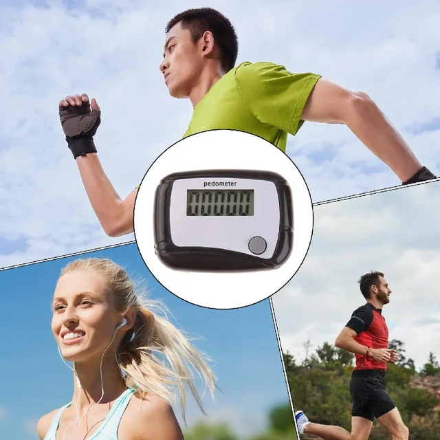 Digital LCD Pedometer with Clip Walking Running Step Counter Step 99999 Mini Step Meter for Outdoor Jogging Training Walking 6