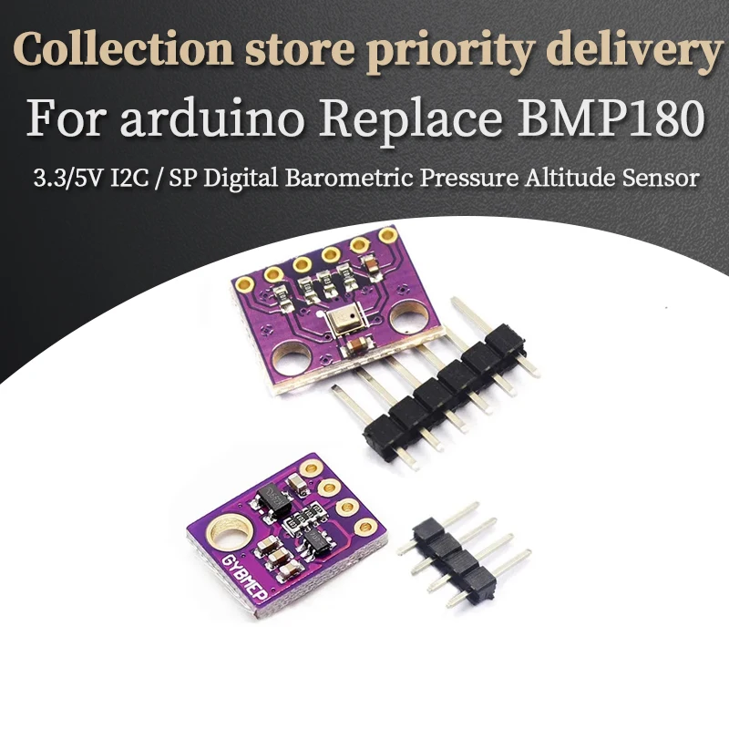 GY-BMP280 Module Capteur Pression Atmosphérique Haute Précision 3.3V/5V pour Arduino