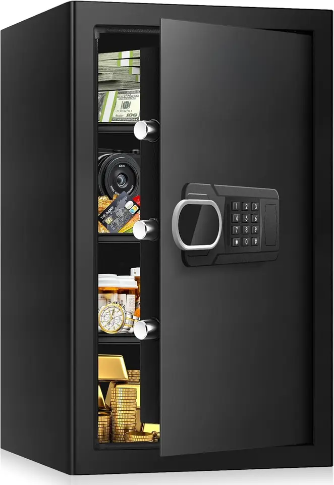 Large Fireproof Waterproof Personal Safe with Keypad