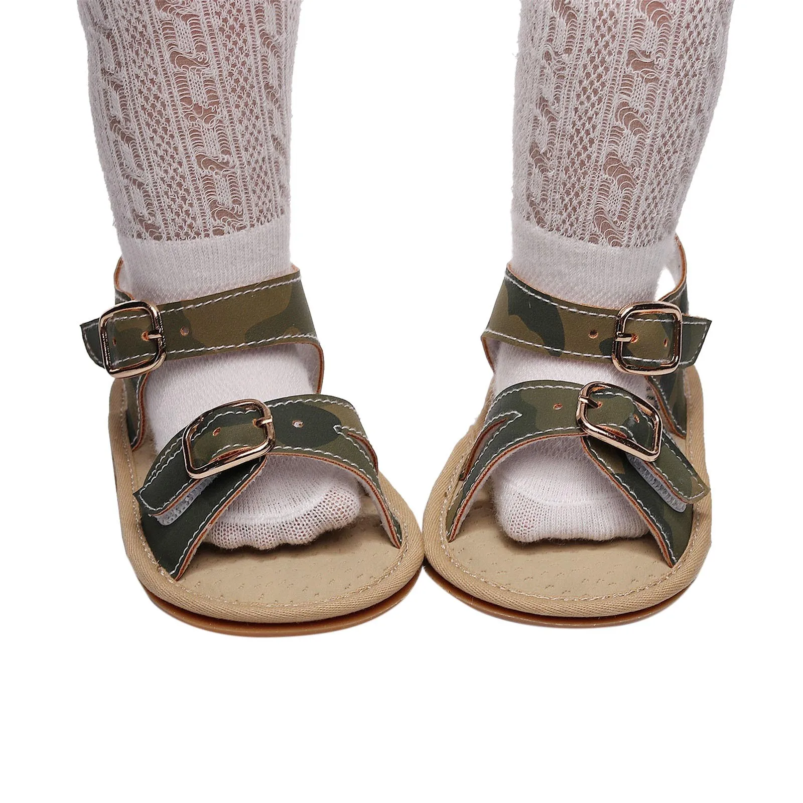 2022 Infant Baby Girl Shoes Toddler Flats Sandals Premium Soft Rubber Sole Anti Slip Summer