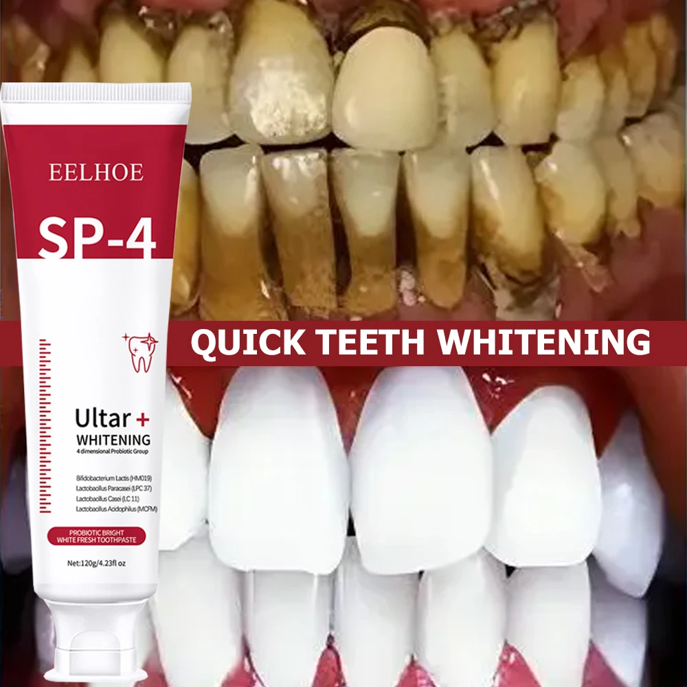 

120g Probiotic Caries SP 4 Toothpaste Tooth Whitening Decay Repair Paste Teeth Cleaner Plaque Remover Fresh Breath Dental Care