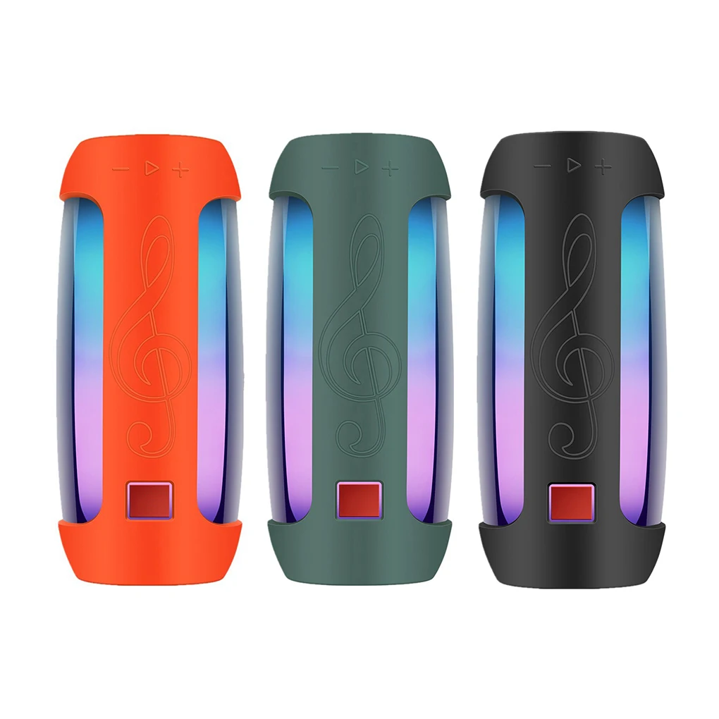 Protezione Altoparlante Soundbox Cover In Silicone Sostituzione Della Copertura Dell'Altoparlante Compatibile Con Bluetooth Per Jbl Pulse 4, Green